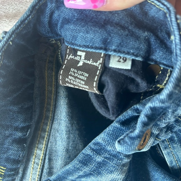 7 For All Mankind boot cut jeans size 29 like new - Picture 4 of 4